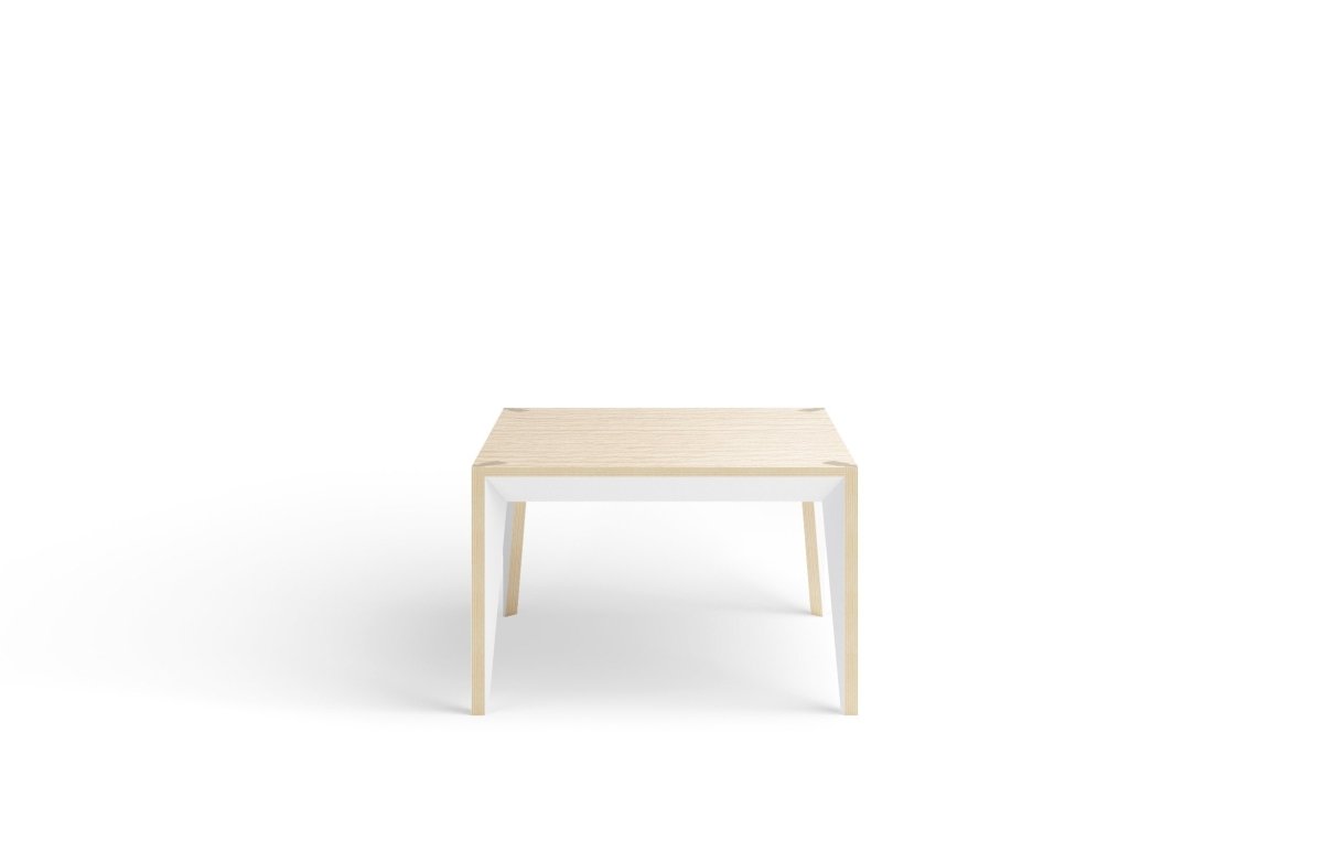 MiMi Square Coffee Table - oak white - miduny